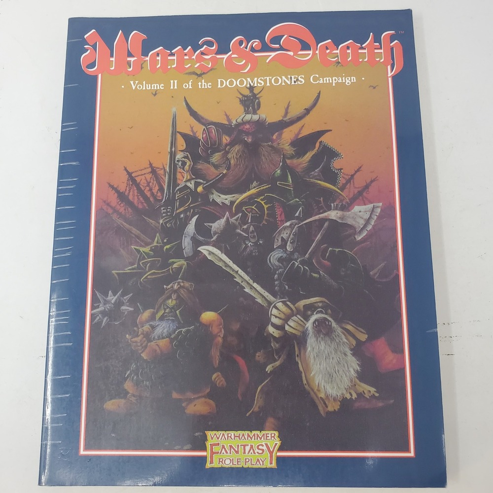 Warhammer Fantasy Roleplay Doomstones Wars and Death Vol II Hogshead HP209 1997